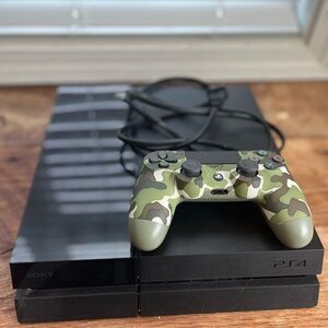 Sony Black and Green Console